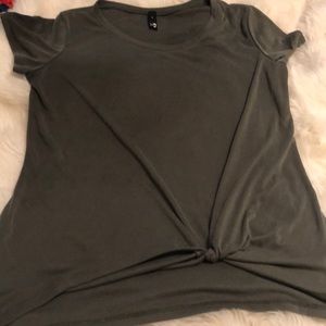 Boutique knot tie top